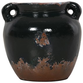 ΔΙΑΚΟΣΜΗΤΙΚΟ ΒΑΖΟ HM4380 ΤΕΡΑΚΟΤΑ ΣΕ ANTIQUE ΠΡΑΣΙΝΗ ΑΠΟΧΡΩΣΗ Φ26Χ26Yεκ.