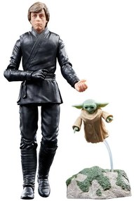 Φιγούρα Δράσης Star Wars The Book Of Boba Fett Luke Skywalker Grogu F8345 15cm Black Hasbro