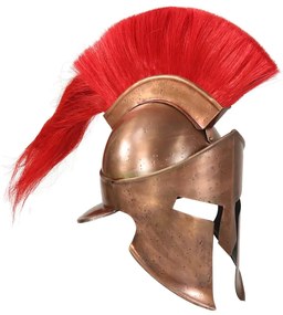 vidaXL Κράνος Πολεμιστή Αρχαιοελληνικό Ρέπλικα Αντικέ Χρώμα Χαλκού