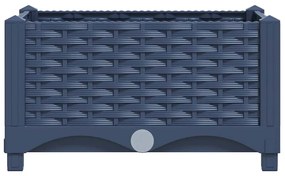 vidaXL Ζαρντινιέρα 40 x 40 x 23 εκ. από Πολυπροπυλένιο