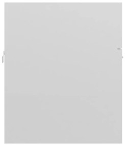 vidaXL Ντουλάπι Νιπτήρα Γυαλιστερό Λευκό 80x38,5x46 εκ. από Επεξ. Ξύλο