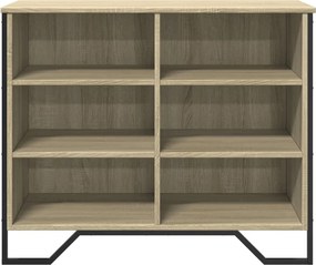 vidaXL Ντουλάπι Sonoma Δρυς 91x35,5x74,5 εκ. από Επεξεργασμένο Ξύλο