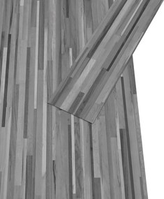 vidaXL Πλάκες Δαπέδου 36 pcs Γκρι με ρίγες 5,02 m² PVC
