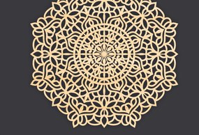 Intra απο ξύλο plywood 3mm-4mm πάχος 3D Mandala για Cricut Δίασταση 30x30 cm INTRAFABR-86059610