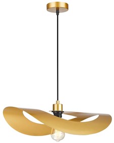 Φωτιστικό Κρεμαστό Μονόφωτο 1xE27 D500x H1500mm Μέταλλο Χρυσαφί Mas Viokef 4304401