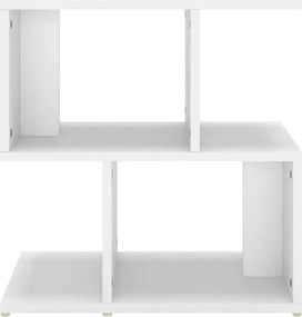 vidaXL Κομοδίνο Λευκό 50 x 30 x 51,5 εκ. από Επεξ. Ξύλο