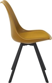ΚΑΡΈΚΛΕΣ &amp; ΠΟΛΥΘΡΌΝΕΣ CHAIR PP WITH CUSHION YELLOW ATOM M4 HD0482