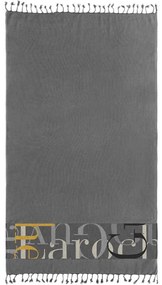 Πετσέτα Θαλάσσης - Παρεό Pestemal 25 Anthracite Guy Laroche Θαλάσσης 90x170cm 100% Βαμβάκι