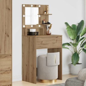vidaXL Τραπέζια Ντυσίματος Κρεβατοκάμαρας Artisan Oak