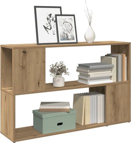 vidaXL Βιβλιοθήκη Αρτισιανή Δρυς 100x24x63 εκ. Επεξεργ. Ξύλο
