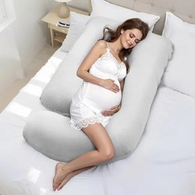 VEVOR Pregnancy Pillow G-Shaped Full Body Maternity Pillow Soft and Breathable