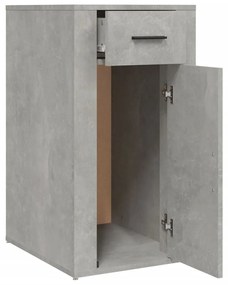 vidaXL Ντουλάπι Γραφείου Γκρι Σκυροδ. 40x49x75 εκ. Επεξεργασμένο Ξύλο