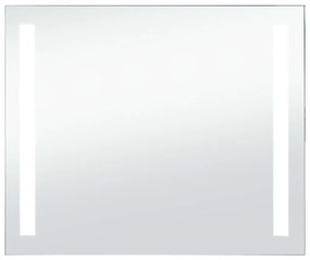 vidaXL Καθρέφτης Μπάνιου Τοίχου με LED 80 x 60 εκ.