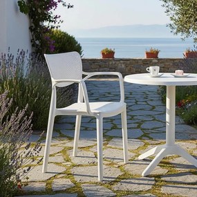 Καρέκλα - Πολυθρόνα Frontline PP λευκό 56x50x83 εκ.