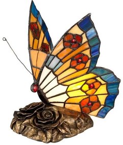 Επιτραπέζιο Φωτιστικό LED G9 3W IP20 3000K Tiffany QZ-OBUTTERFLY-TL Elstead QZ-OBUTTERFLY-TL Πολύχρωμο