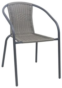 Πολυθρόνα Στοιβαζόμενη Baleno-W Ε2401,30 52x60x72cm Anthracite-Grey