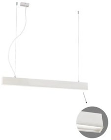 Γραμμικό Κρεμαστό L1140 3000K Λευκό Microprismatic Ciba 3916-00114-3-W-M-N Viokef 3916-00114-3-W-M-N Λευκό