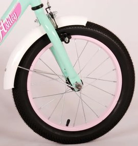 Ashley 16 Inch 23 cm Girls Coaster Brake Mint Green/White