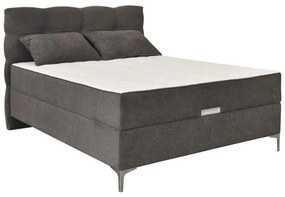 Bed Korleone New with Mattress Γκρί, 140x200 εκ.