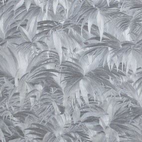 Ταπετσαρία Τοίχου Φύλλα Φοίνικα Ασημί A41009 53 cm x 10.05 m