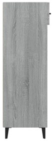 Παπουτσοθήκη Γκρι Sonoma 60x35x105 εκ. από Επεξεργασμένο Ξύλο - Γκρι