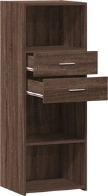 vidaXL Ντουλάπι Καφέ Δρυς 45x42,5x124 εκ. από Επεξεργασμένο Ξύλο