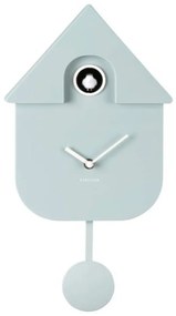 Ρολόι Τοίχου KA5768LB Modern Cuckoo Light Blue Karlsson Plastic