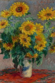Αφίσα Claude Monet - Bouquet of Sunflowers, (61 x 91.5 cm)