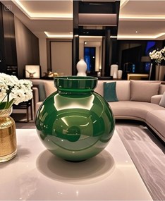 Stewehome μοντέρνο απλό κομψό βάζο από γυαλί Πράσινο