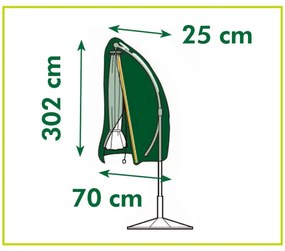 NATURE ΚΑΛΥΜΜΑ ΕΠΙΠΛΩΝ ΚΗΠΟΥ ΓΙΑ ΟΜΠΡΕΛΕΣ 302 X 70 X 25 ΕΚ. 403693