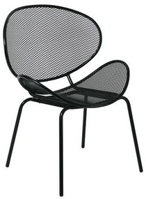 Καρέκλα Oliver Black Ε528,1 65x61x86cm