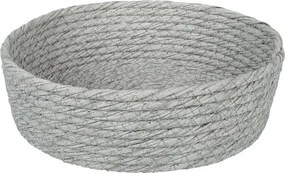 ΚΑΛΑΘΙ SYNTH. RATTAN ΣΤΡΟΓΓ. ΓΚΡΙ 18X6EK.