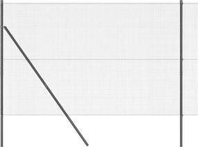 vidaXL Στύλος Περιφράξεων Γκρι 10 x 1,5 μ (16 x 16 mm δίχτυ)