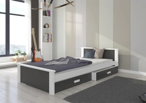 Κρεβάτι παιδικό Avanta-180 x 80-Leuko-Anthraki