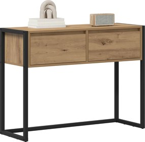 vidaXL End Table Καρυδιά Χειροποίητης Εργασίας 100 x 36 x 75 εκ.
