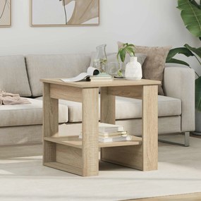 vidaXL Τραπεζάκι σαλονιού Δρύς Sonoma 51 x 50 x 50 εκ.