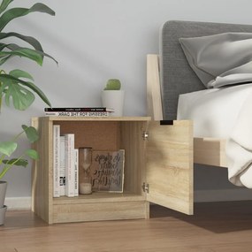 vidaXL Κομοδίνα 2 τεμ. Sonoma Δρυς 40 x 39 x 40 εκ.