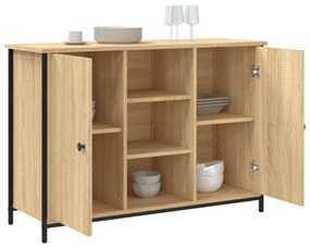 vidaXL Μπουφές Sonoma Δρυς 100 x 35 x 70 εκ. από Επεξεργασμένο Ξύλο