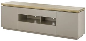 Amos Έπιπλο Τηλεόρασης Γκρι Μπεζ 173x40x57 cm