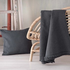 Ριχτάρι Sebastiao Dark Grey Ρυθμός Armchair 160x180cm Cotton-Polyester