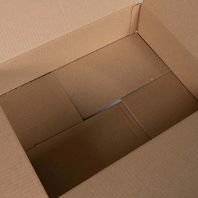 vidaXL Πτυσσόμενο Κουτί 50 pcs Καφέ 40 x 30 x 10 εκ. Χαρτόνι