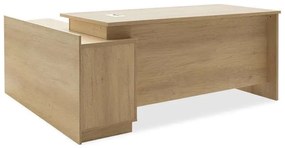 Γραφείο Επαγγελματικό Amazon 069-000029 180x160x76cm Sonoma