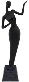 Διακοσμητική Φιγούρα Γυναίκα 844326 12,5x9x40,8cm Black Ankor Πολυέστερ