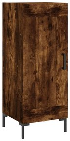 vidaXL Ντουλάπι Καπνιστή δρυς 34,5x34x180 εκ. από Επεξεργασμένο Ξύλο