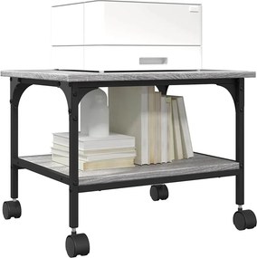vidaXL Βάση Εκτυπωτή 2 Επιπέδων Γκρι Sonoma 50x40x38 εκ Επεξ. Ξύλο