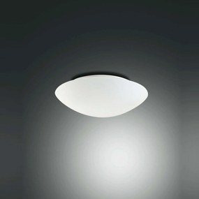 Φωτιστικό Οροφής - Πλαφονιέρα Pandora 2433-69-102 White Fabas Luce Μέταλλο,Γυαλί