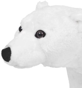 vidaXL Παιχνίδι Πολική Αρκούδα σε Όρθια Στάση Λευκό XXL Λούτρινο