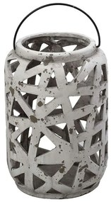 Φανάρι ERT357 19x19x28cm Grey-White Espiel Ceramic