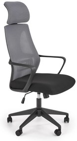 VALDEZ office chair, color: black / grey DIOMMI V-CH-VALDEZ-FOT-POPIEL