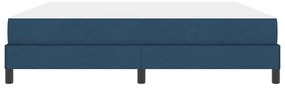 vidaXL Κρεβάτι με ελατήρια με στρώμα Μπλε 180 x 200 cm ύφασμα